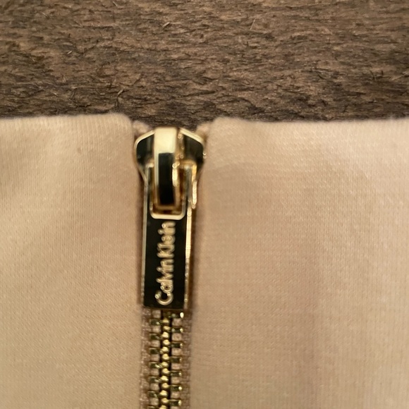 Calvin Klein Beige Sleeveless Mini Dress - Picture 3 of 9